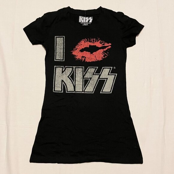 2018 Kiss Band Tee Kids Girls Size XS Shirt - Picture 1 of 15